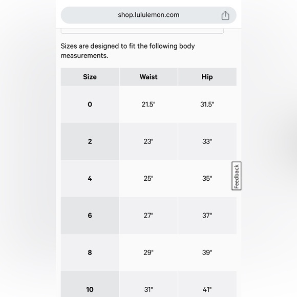 Lululemon Lavender Shorts Size 8 - Picture 5 of 5